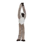 Wild Republic Hanging Monkey yeşil deniz kedisi, asılı maymun, çocuklar için hediye olarak pelüş hayvan, ekolojik pelüş hayvan, geri dönüştürülmüş su şişelerinden dolgu, 50 cm