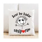 Wildlebend Pİ01 Seni Bu Kadar Seviyorum Yastık Kılıfı