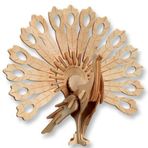 Wildlebend Tavus Kuşu 3D Ahşap Puzzle