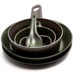Wildo 67221 Olive-Gri Explorer Kit Yemek Seti