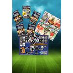 wildpanda Futbolun Yıldızları 2025 (5 Kutu 30 kart 30 Sticker 1 Adet Albüm) Oyun Kartları