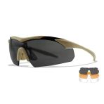 WILEY X VAPOR 2.5 Balistik Gözlük (3 Lens)