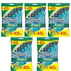 Wilkinson 5 Paket Sword Xtreme 3 Sensitive 8+4 Üç Bıçaklı Kullan At Tıraş Bıçağı