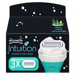 Wilkinson Sword intuition Sensitive Care tıraş bıçağı / yedek bıçak 9 adet (3 x 3) (9)
