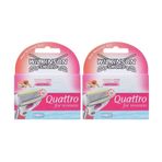 Wilkinson Sword Quattro Kadın Tıraş Bıçağı 2 Adet Yedek