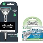 Wilkinson Sword Quattro Titanium Sensitive Erkek Tıraş Bıçağı ve 2 Yedek Başlık Set