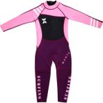 Wilkwe Neopren Naylon Plaj Mayosu Tam Vücut Wetsuit Kız Çocuk Plaj Sörf Pembe Xl (Yurt Dışından)