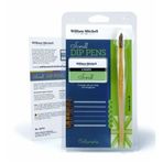 William Mitchell Scroll Dip Pens 6 Karışık Uç Ve Tarama Sapı
