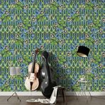 William Morris Soyut Çiçek Desenli Duvar Kağıdı, Kendinden Yapışkanlı Çok Amaçlı PVC Folyo, DIY Duvar Kağıdı (66x264 cm)