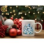 Willow Store Noel Sevimli Kardan Adam 7 Temalı Porselen Kupa Bardak,yılbaşı,merry Christmas,hediyelik - 001 - Beyaz - 330 ml