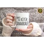 Willow Store Sıkıntı Yok Kütük Çanakkale Temalı Porselen Kupa Bardak,mizah,hediyelik,kişiselleştirilebir - 001 - Beyaz - 330 ml
