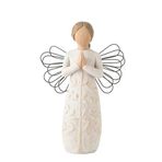 Willow Tree Dua Eden Melek Biblo Hayat Ağacı Desenli Dekoratif Figür 13,97 cm