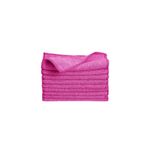 Wilma Mikrofiber Temizlik Bezi Pro Pembe 40X40 Cm - 5 Adet - 250 GSM - Cam Bezi - Mutfak Bezi, wilma462