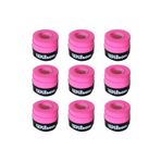 Wilson Comfort Bowl O'grips 9 Adet Grip, Tenis Raketi Gribi Pembe