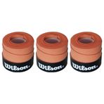 Wilson Comfort Bowl O'Grips Overgrip 3 Adet Grip Tenis Raketi Gribi (Kiremit)