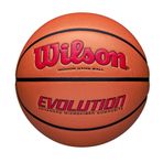 Wilson Evolution Game Basketbol Topu, Kızıl Kırmızısı, Resmi Boyut 74,9 cm
