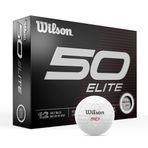 Wilson Fifty Elite Beyaz 12'li Paket Golf Topu