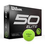 Wilson Fifty Elite Yeşil 12'li Paket Golf Topu