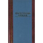 Wilson Jones S300 Hat Muhasebe Dergisi, Tek Girişli Defter, 25 x 18 cm, 150 Sayfa (WS300-15SELA), Mavi