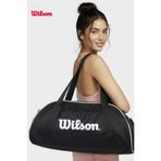 Wilson Lisanslı 35 Litre Siyah Kadın Omuz ve El Kullanımlı Kumaş Spor Seyahat Çantası