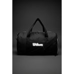 Wilson Lisanslı Unisex 25 Litre Özel Ayakkabı Bölmeli Spor ve Seyahat Çantası El Valizi - Siyah