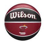 Wilson NBA Team Tribute Basketbol Topu Boyut 7-74 cm, Miami Heat