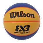 Wilson Üniseks Yetişkin FIBA 3X3 Mini RUBBER BASKETALL BROWN,