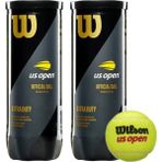 Wilson Us Open 2 Kutu 3'lü Tenis Topu 6 Adet Extra Duty Yeşil Renkli Kutulu Ambalaj