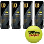 Wilson Us Open 4 Kutu Tenis Topu Vakum Ambalajda Yeşil