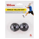 Wilson WRT618100 Staff 2 li Squash Topu Sarı
