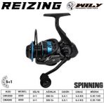 Wily Reizing 4000 5+1 Bilyalı 5.5:1 Devirli Spin Olta Makinesi