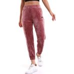 Win Moda Joger Yumoş Kadife Eşofman Altı - Gül Pembe