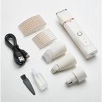 WINBEST 4in1 Kedi Köpek Bakım Seti Traş Makinasi Tırnak Törpüsü USB Şarjlı Tıraş Seti Pet Evcil Hayvan