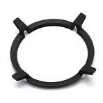 WINBST Döküm tavalar için Wok tutucu, gazlı ocaklar için demir halka tutucu, Wok için, demir (S-dış çap: 16 cm)