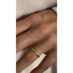 Wind Silver Çıtır Ayarlı Alyans 925 - Gold - Silver - Rose - STANDART