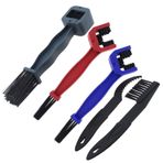 Windance Dayanıklı Zincir Dişliler Bakım Temizleme Fırçası Motosiklet Bisiklet Scooter Üç Tekerlekli Bisiklet Dağ Bisikleti, Volan Dişli Disk Temizleyici Yıkama Aracı (5 Adet)