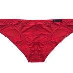 WINDAY Erkek Slip Nefes Alabilir Buz İpek Üçgen Bikini ve Külot D318, 1 paket Kırmızı1, Large