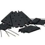 Windhager Kuş ve güvercin savunması: Başlangıç seti, kuş kovucu, güvercin savunma uçları, güvercin çivileri seti, PVC çıta, paslanmaz çelik çiviler, maks. 100 cm, 36 adet, 07120