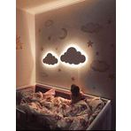 Windly Concept 2’li Bulut Gece Lambası Çocuk Odası Bebek Odası Dekoratif Aydınlatma 30/40 CM RENK BELİRTİNİZ ! Pembe/Mavi
