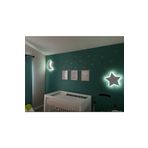 Windly Concept Ay Yıldız Gece Lambası Çocuk Odası Bebek Odası Dekoratif Led Aydınlatma 30 cm