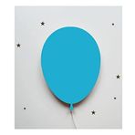 Windly Concept Balon Gece Lambası Çocuk Odası Bebek Odası Dekoratif Aydınlatma 30cm Mavi