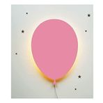 Windly Concept Balon Gece Lambası Çocuk Odası Bebek Odası Dekoratif Aydınlatma 30cm Pembe