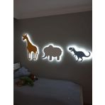 Windly Concept Zürafa Fil Dinozor Gece Lambası Çocuk Odası Bebek Odası Dekoratif Led Aydınlatma 40 cm 30 cm