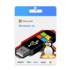 Windows 10 Kurulum Dosyalı 64GB USB Bellek (Windows 10 Pro Lisans Anahtarı Hediyeli)