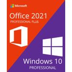 Windows 10 Pro Digital Key 1PC ve Office 2021 Pro Plus Digital Key 1PC Ofis Yazılım