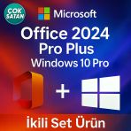 Windows 10 Pro + Office 2024 Pro Plus Lisans Anahtarı