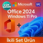 Windows 11 Pro + Office 2024 Pro Plus Lisans Anahtarı