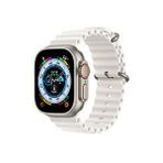 Winex 2024 Watch 8 Pro Max Amoled Ekran Android İos Uyumlu Akıllı Saat Beyaz Gümüş