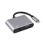 Winex 2in1 Type-C To 4k Hdmı + Vga Çevirici Ve Dönüştürücü Adaptör
