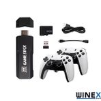 Winex M8 Pro Arcade 4K HD Emuelec Retro Game Stick 90'lı Yıllar 20600 Oyunlu Siyah Atari